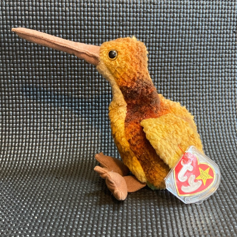 Vintage Ty Beanie Baby “Beak” Kiwi 5th Generation